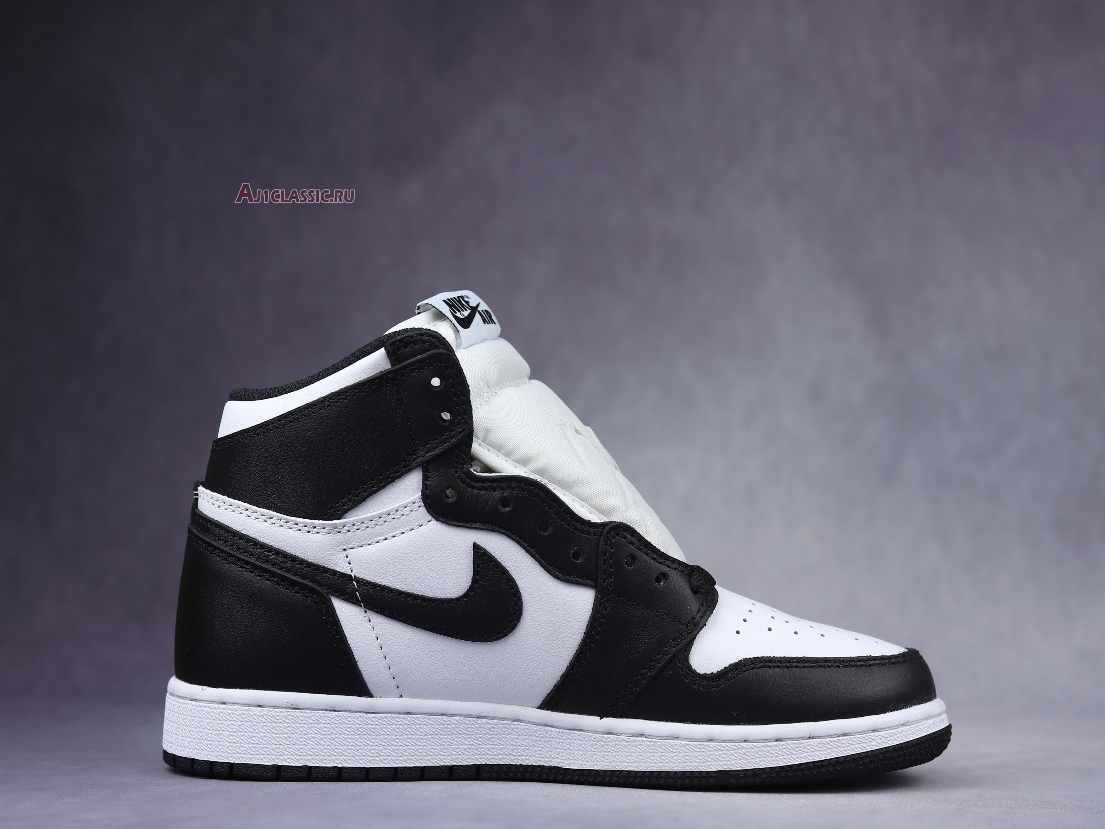 New Air Jordan 1 Retro High OG BG "Black White" 2014 575441-010 Shoes