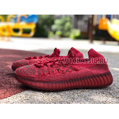 Adidas Yeezy 350 Boost V2 CMPCT Slate Red GW6945 Slate Red/Slate Red-Slate Red Sneakers