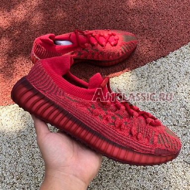 Adidas Yeezy 350 Boost V2 CMPCT Slate Red GW6945 Slate Red/Slate Red-Slate Red Sneakers