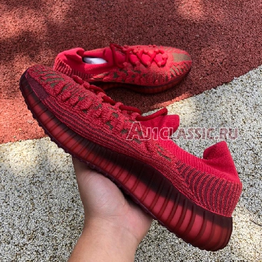 Adidas Yeezy 350 Boost V2 CMPCT Slate Red GW6945 Slate Red/Slate Red-Slate Red Sneakers