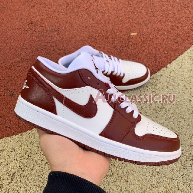 Air Jordan 1 Low Bronze Eclipse DC0774-116 White/White-Bronze Eclipse Sneakers