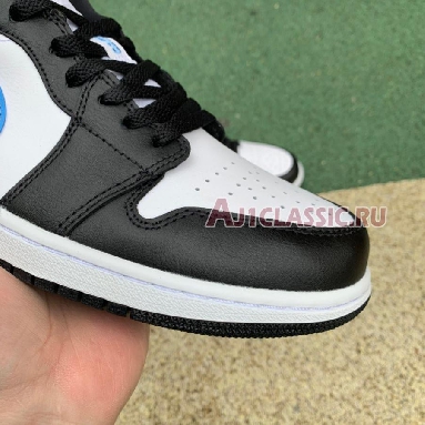 Air Jordan 1 Low University Blue DC0774-041 Black/University Blue-White Mens Womens Shoes