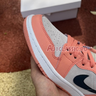 Air Jordan 1 Low Light Madder Root DC0774-800 Light Madder Root/Dark Teal Green Mens Womens Shoes