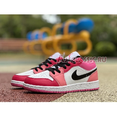 Air Jordan 1 Low GS White Pinksicle 553560-162 White/Black/Pinksicle Sneakers