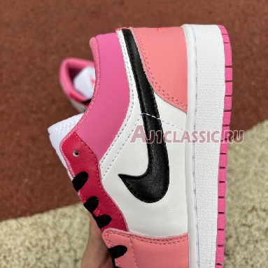 Air Jordan 1 Low GS White Pinksicle 553560-162 White/Black/Pinksicle Sneakers