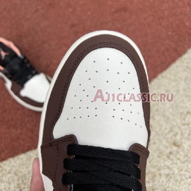 Air Jordan 1 Low Mocha DC6991-200 Light Chocolate/Black-Sail-Crimson Bliss Sneakers