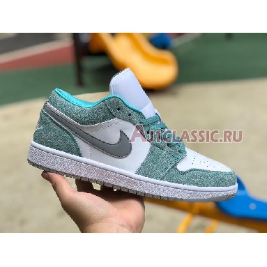 Air Jordan 1 Low New Emerald DN3705-301 New Emerald/White-Light Steel Grey Sneakers