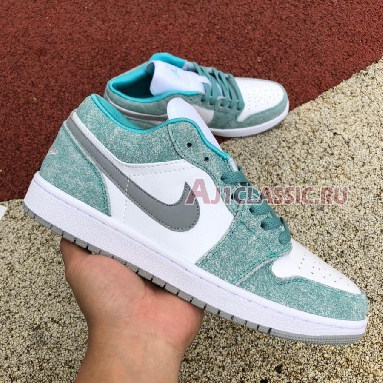 Air Jordan 1 Low New Emerald DN3705-301 New Emerald/White-Light Steel Grey Sneakers