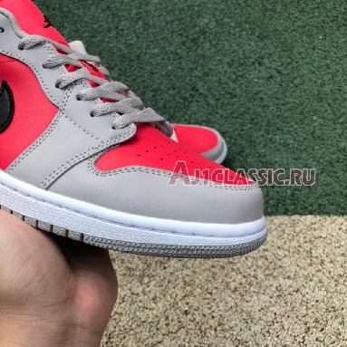 Air Jordan 1 Low Light Iron Ore DC0774-060 Light Iron Ore/Black-Siren Red Sneakers