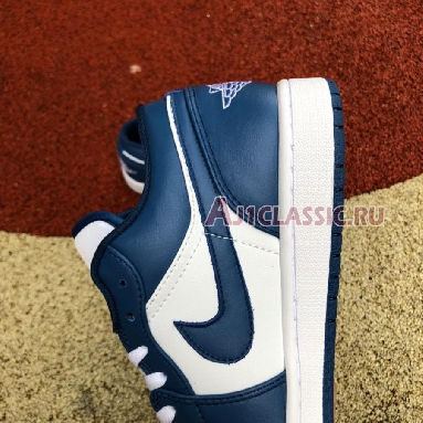 Air Jordan 1 Low Marina Blue DC0774-114 White/Dark Marina Blue Sneakers