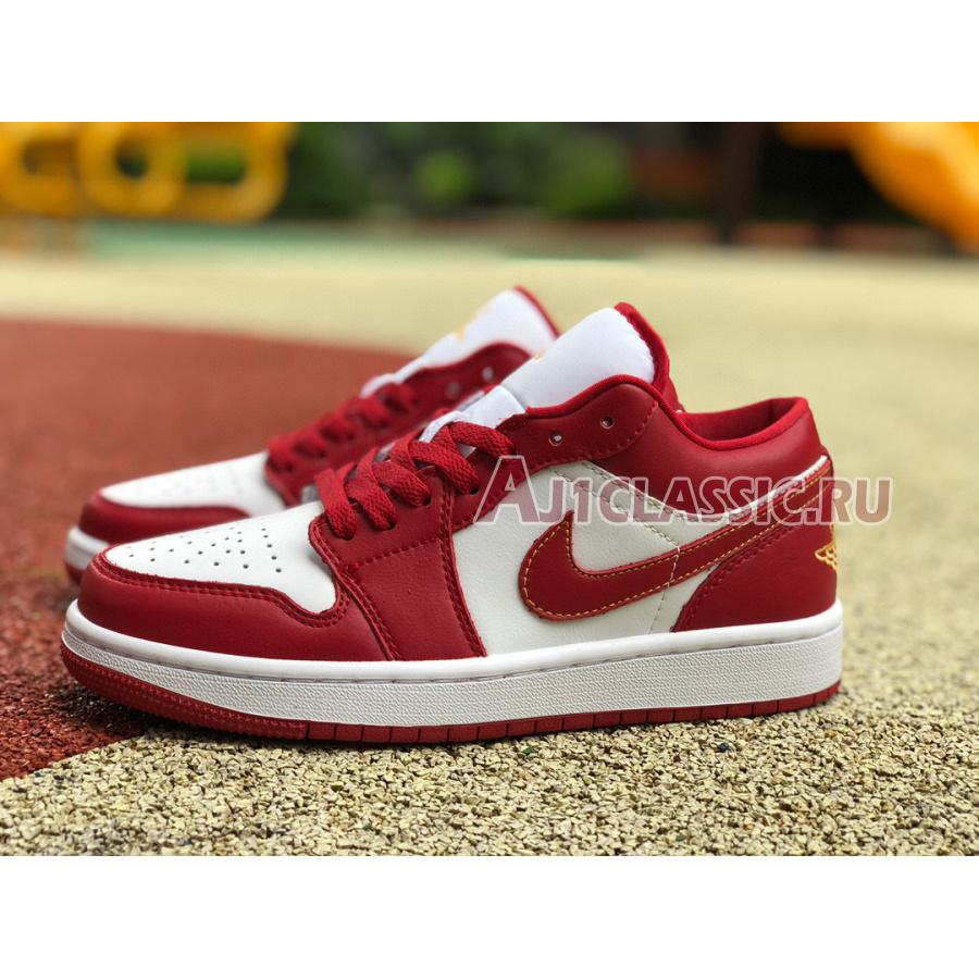 New Air Jordan 1 Low "Cardinal" 553560-607 Shoes