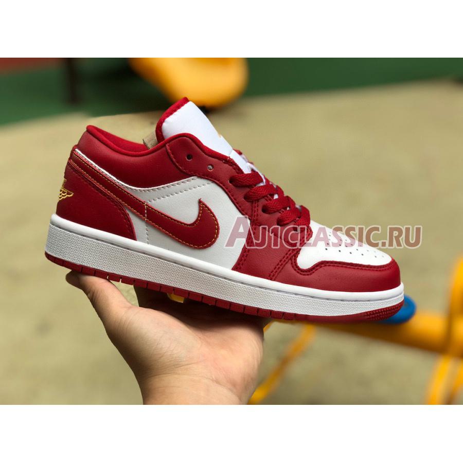 New Air Jordan 1 Low "Cardinal" 553560-607 Shoes