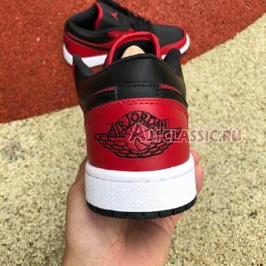 Air Jordan 1 Low Gym Red 553558-605 Gym Red/Black-White Sneakers