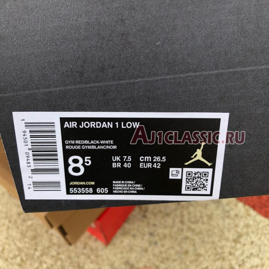 New Air Jordan 1 Low "Gym Red" 553558-605 Shoes