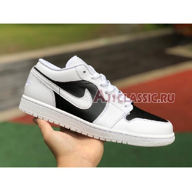 Air Jordan 1 Low Panda DC0774-100 White/White-Black Sneakers