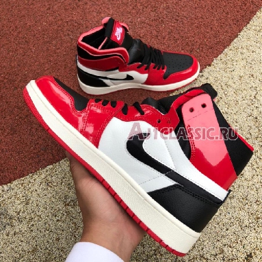 Air Jordan 1 High Zoom Comfort Chicago Bulls CT0979-610 Red/Black Mens Womens Shoes