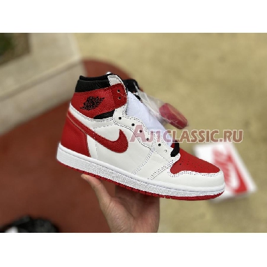 Air Jordan 1 Retro High OG Heritage 555088-161 White/University Red/Black Sneakers