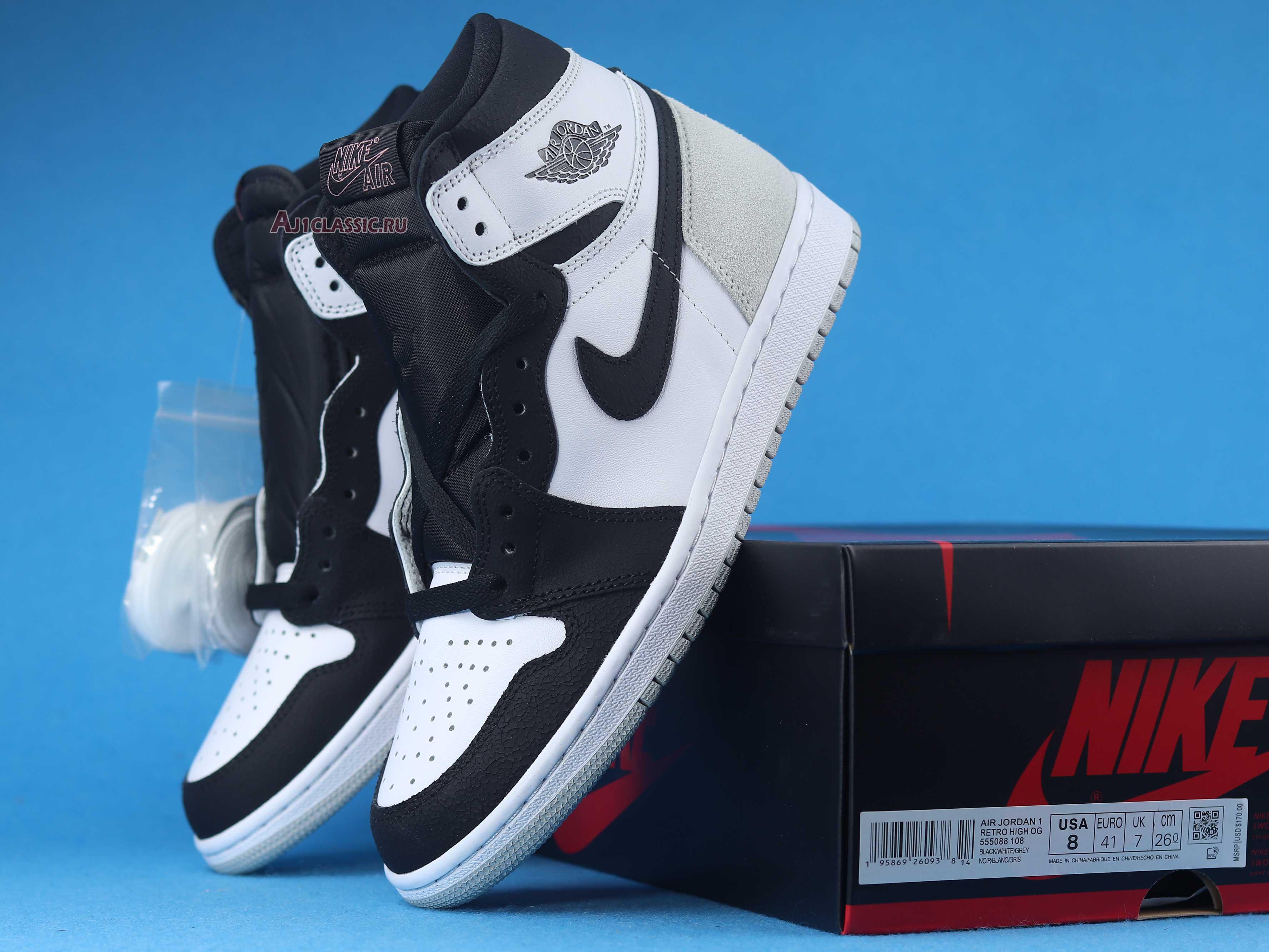 Air Jordan 1 Retro High OG "Grey Fog" 555088-108