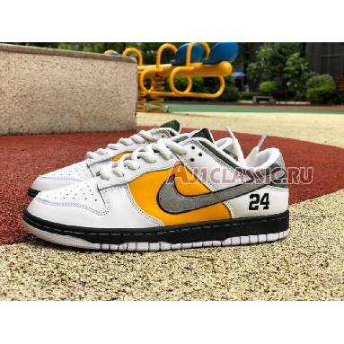 Nike SB Dunk Low Coast Kobe LF2428-001 White/Yellow/Black/Dark Green Mens Womens Shoes