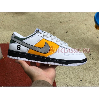 Nike SB Dunk Low Coast Kobe LF2428-001 White/Yellow/Black/Dark Green Mens Womens Shoes