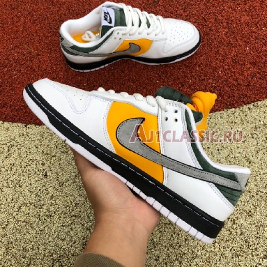 Nike SB Dunk Low Coast Kobe LF2428-001 White/Yellow/Black/Dark Green Mens Womens Shoes