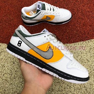 Nike SB Dunk Low Coast Kobe LF2428-001 White/Yellow/Black/Dark Green Mens Womens Shoes