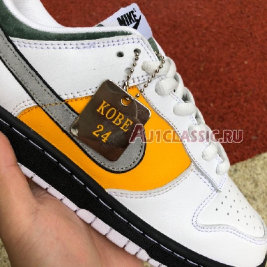 Nike SB Dunk Low Coast Kobe LF2428-001 White/Yellow/Black/Dark Green Mens Womens Shoes