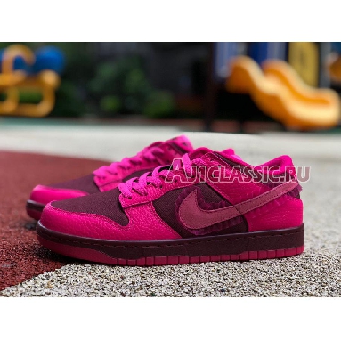 Nike Dunk Low Valentines Day DQ9324-600 Team Red/Pink Prime Mens Womens Shoes