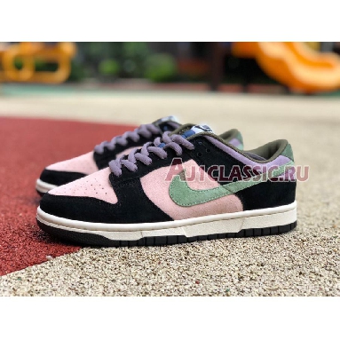 Otomo Katsujiro x Nike Dunk Low Steamboy OST Pluto DO7412-989 Black/Light Pink/Grass Green/Dark Blue Mens Womens Shoes