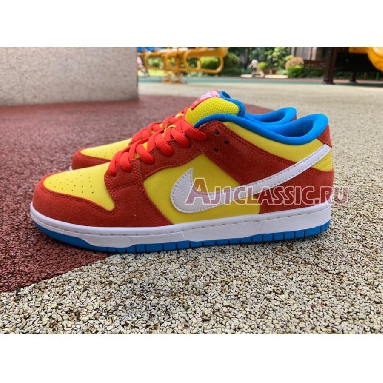 Nike Dunk Low SB Bart Simpson BQ6817-602 Habanero Red/White/Blue Hero Mens Womens Shoes