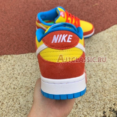 Nike Dunk Low SB Bart Simpson BQ6817-602 Habanero Red/White/Blue Hero Mens Womens Shoes