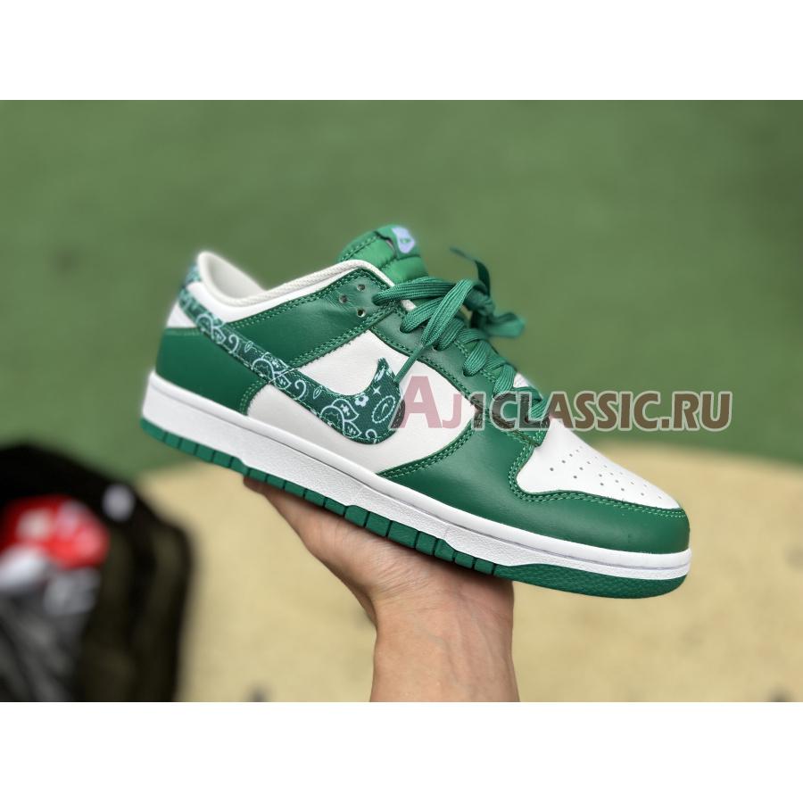 New Nike Dunk Low "Green Paisley" DH4401-102 Shoes