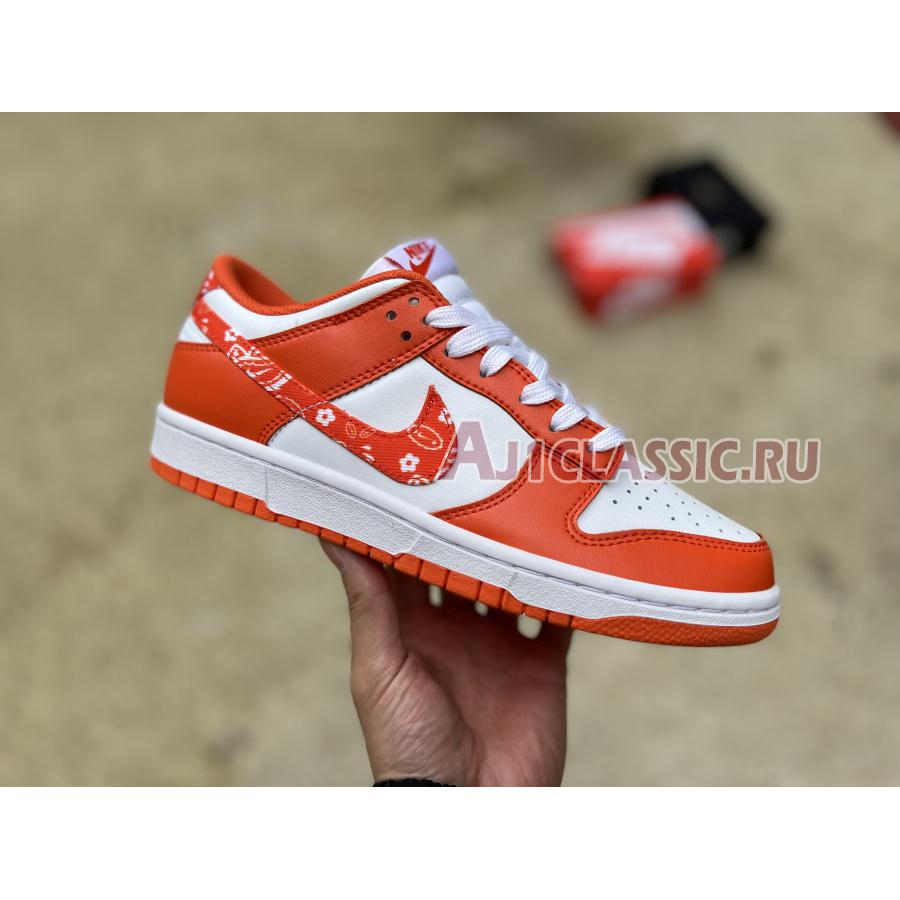 New Nike Dunk Low "Orange Paisley" DH4401-103 Shoes