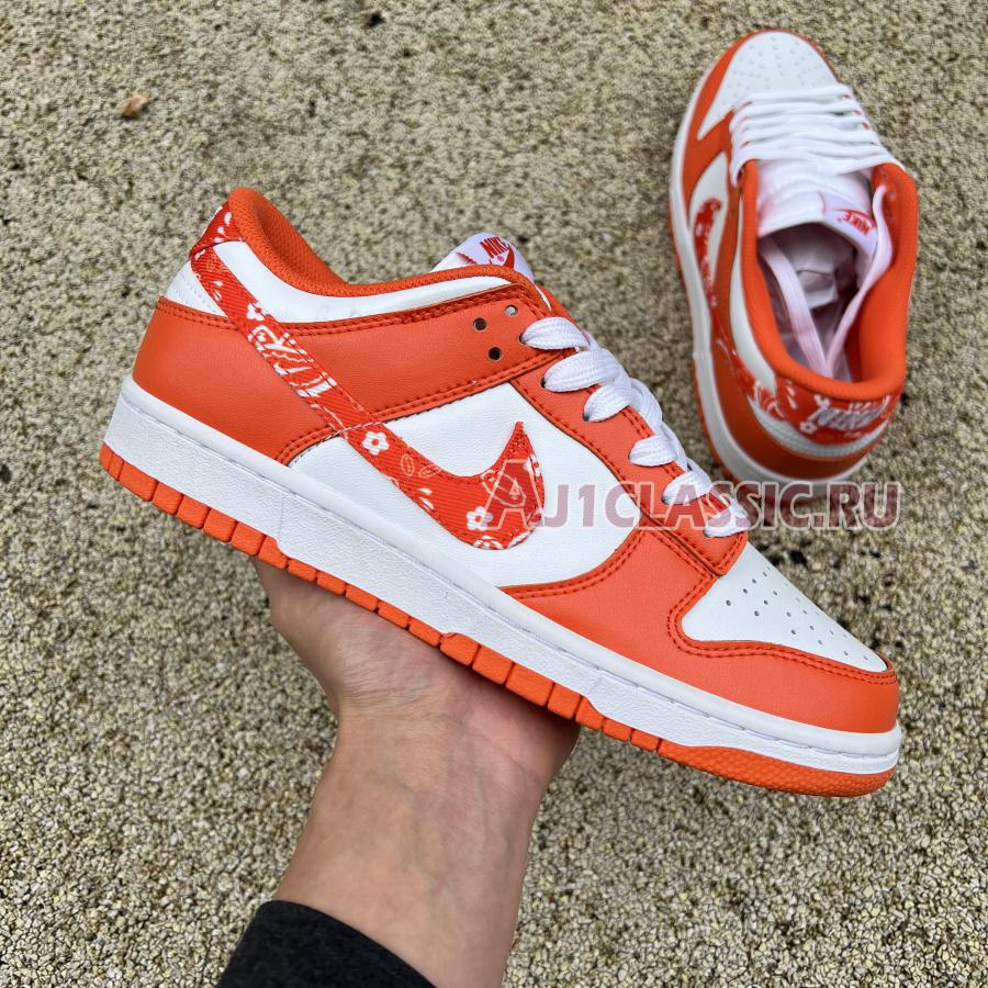 New Nike Dunk Low "Orange Paisley" DH4401-103 Shoes