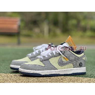 Union x Nike Dunk Low Pistachio DJ9649-401 Midnight Navy/Marine Minuit Mens Womens Shoes