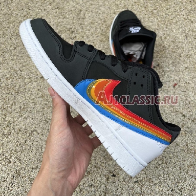 Polaroid x Nike SB Dunk Low DH7722-001 Black/White/Yellow/Red/Blue Mens Womens Shoes