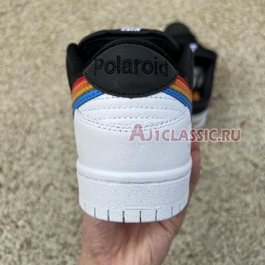 Polaroid x Nike SB Dunk Low DH7722-001 Black/White/Yellow/Red/Blue Mens Womens Shoes