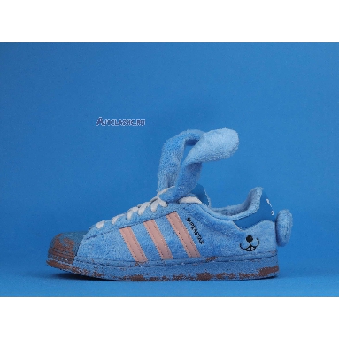 Melting Sadness x Adidas Superstar Bunny FZ5253 Joy Blue/Glow Pink/Craft Blue Sneakers