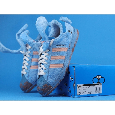 Melting Sadness x Adidas Superstar Bunny FZ5253 Joy Blue/Glow Pink/Craft Blue Sneakers