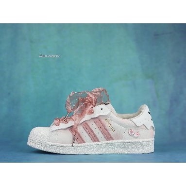 Adidas Originals Superstar Steamed Milk/Lace GW4441 Pink/White Mens Womens Shoes