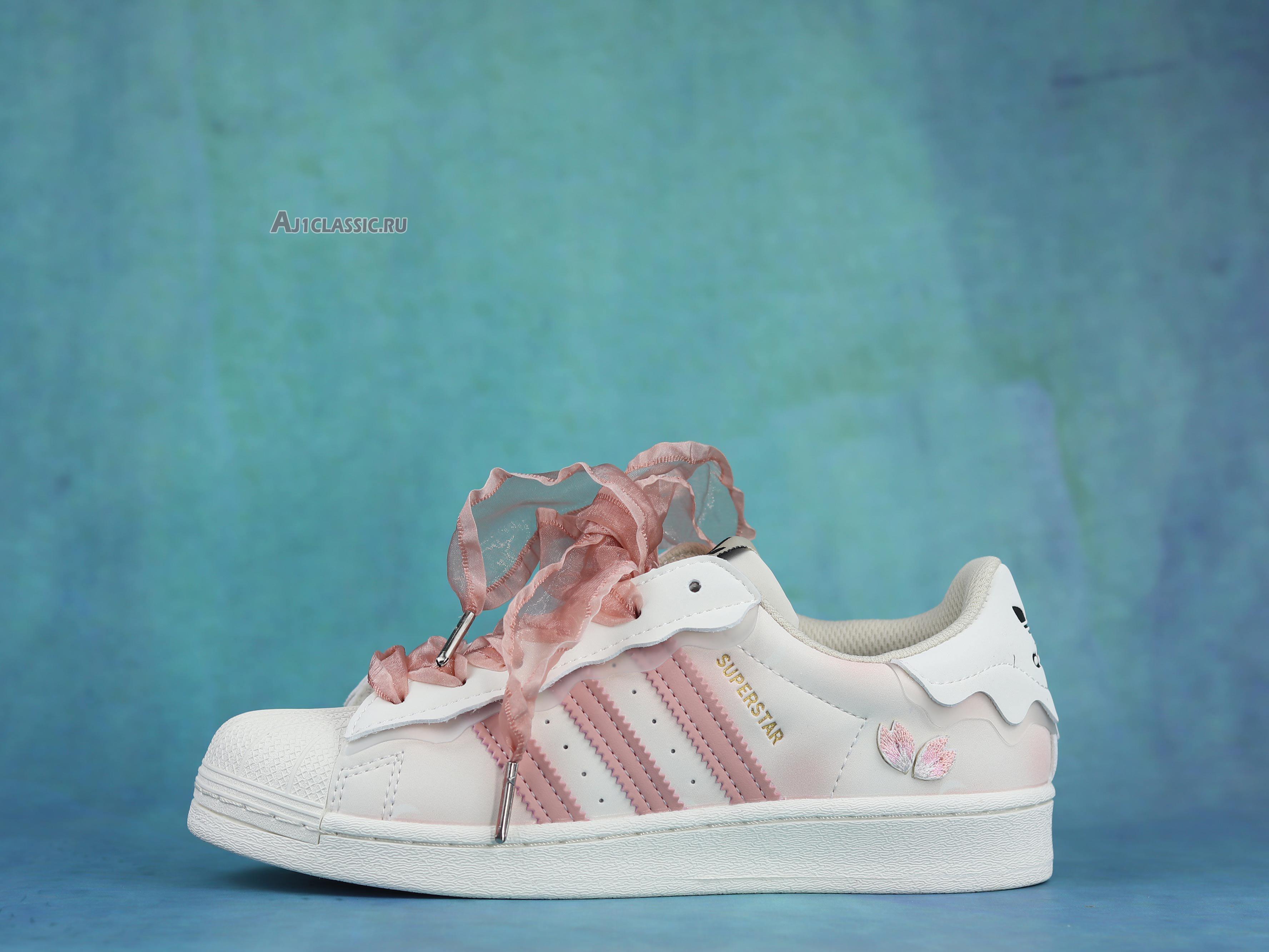 New Adidas Originals Superstar "Steamed Milk/Lace" GW4441 Shoes