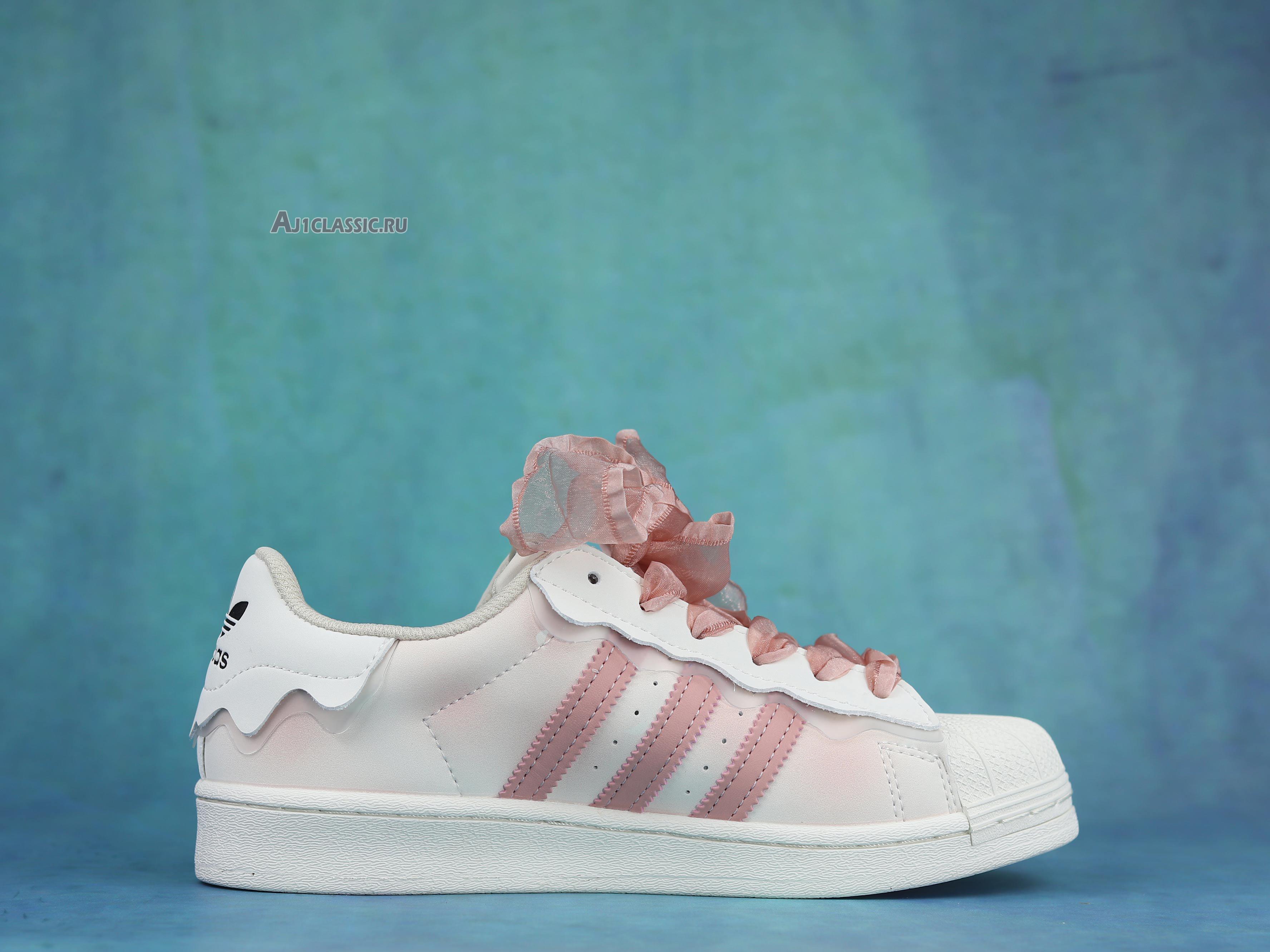 New Adidas Originals Superstar "Steamed Milk/Lace" GW4441 Shoes