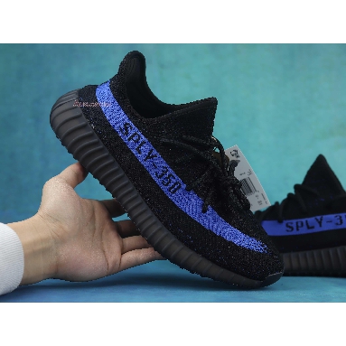 Adidas Yeezy Boost 350 V2 Dazzling Blue GY7164 Core Black/Dazzling Blue-Core Black Mens Womens Shoes