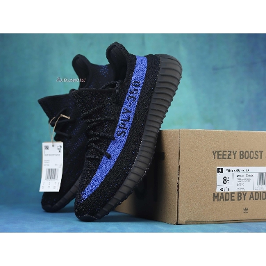 Adidas Yeezy Boost 350 V2 Dazzling Blue GY7164 Core Black/Dazzling Blue-Core Black Mens Womens Shoes