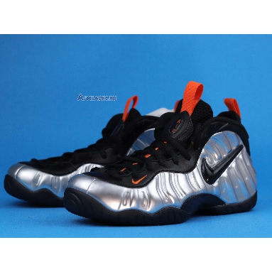 Nike Air Foamposite Pro Halloween CT2286-001 Flat Silver/Black-Electro Orange Mens Womens Shoes