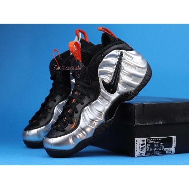 Nike Air Foamposite Pro Halloween CT2286-001 Flat Silver/Black-Electro Orange Mens Womens Shoes