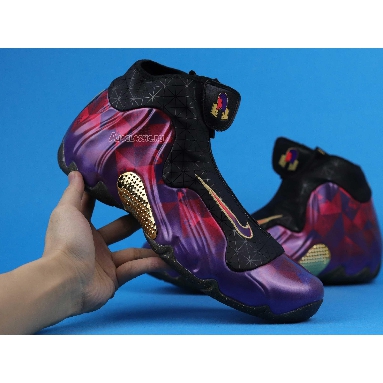 Nike Air Foamposite One Chinese New Year BV6648-605 University Red/Black-Varsity Purple-Metallic Gold Mens Womens Shoes