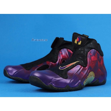 Nike Air Foamposite One Chinese New Year BV6648-605 University Red/Black-Varsity Purple-Metallic Gold Mens Womens Shoes