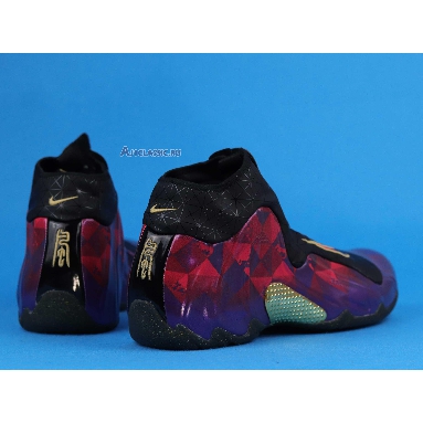 Nike Air Foamposite One Chinese New Year BV6648-605 University Red/Black-Varsity Purple-Metallic Gold Mens Womens Shoes