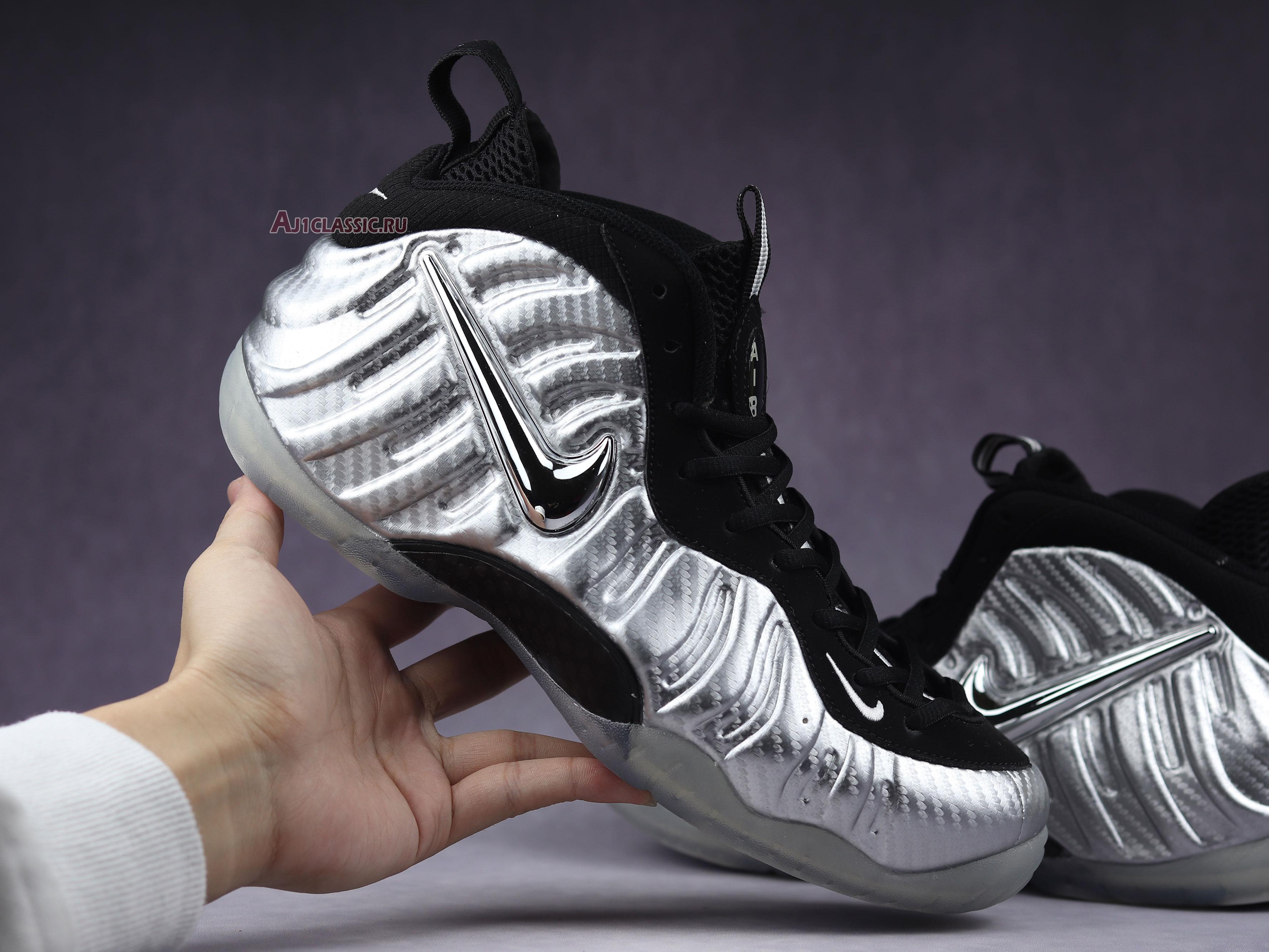 New Nike Air Foamposite Pro "Silver Surfer" 616750-004 Shoes